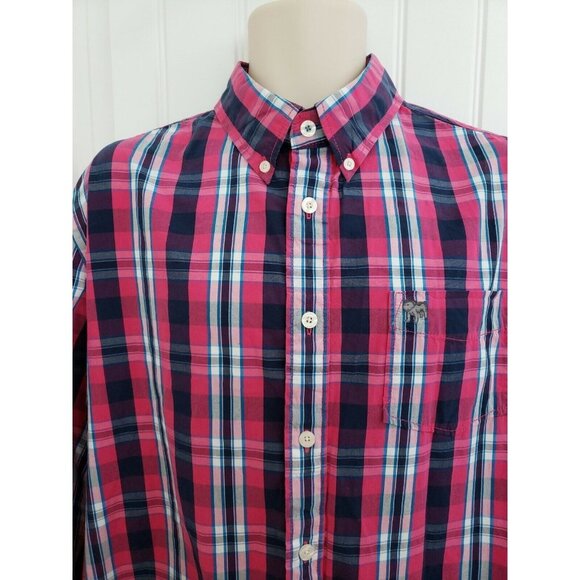 🪻BOGO🪻 Aeropostale Mens Button Down Long Sleeve‎ Shirt Plaid Sz XL - Picture 5 of 10